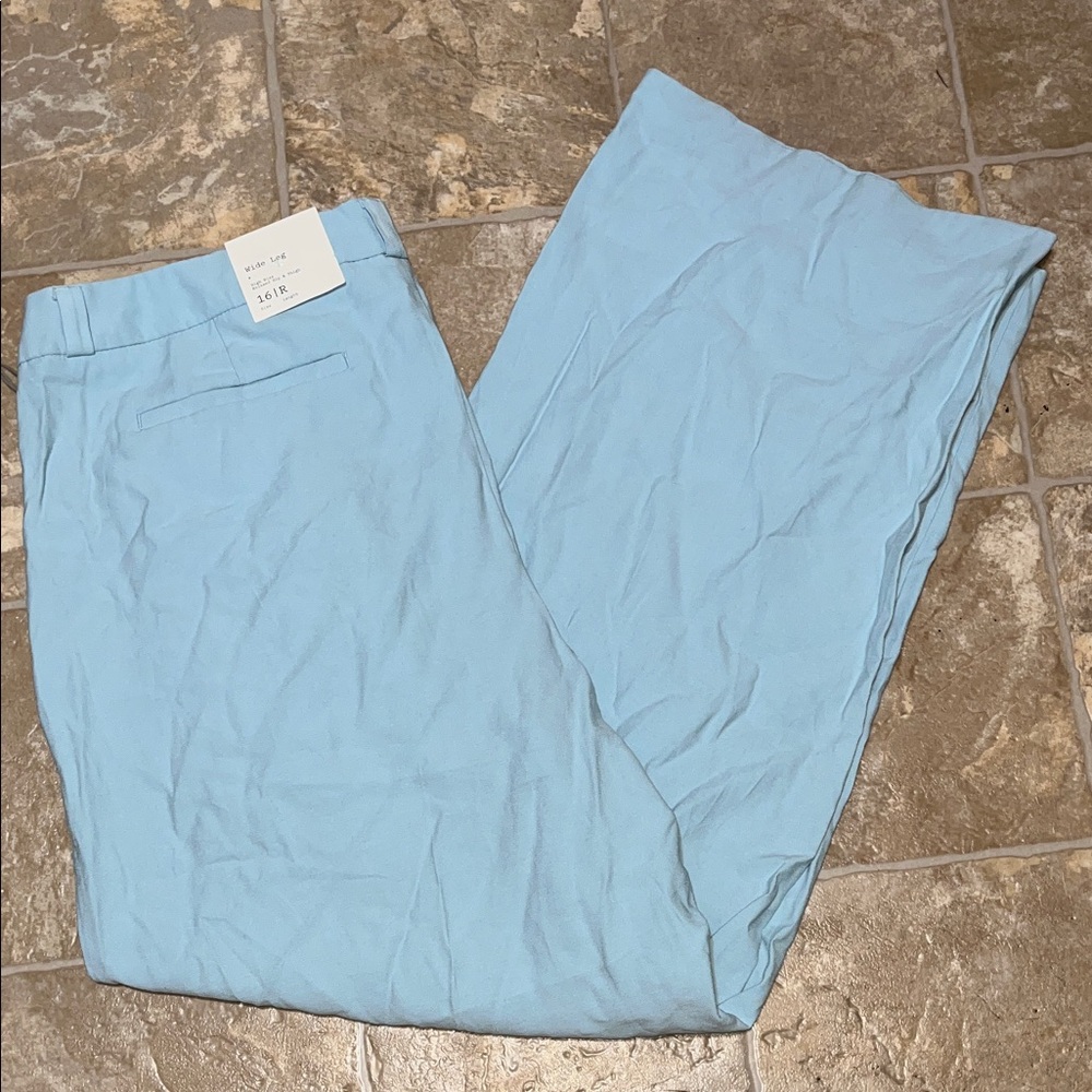 NWT a new day Women's Light Blue Wide Leg Pants